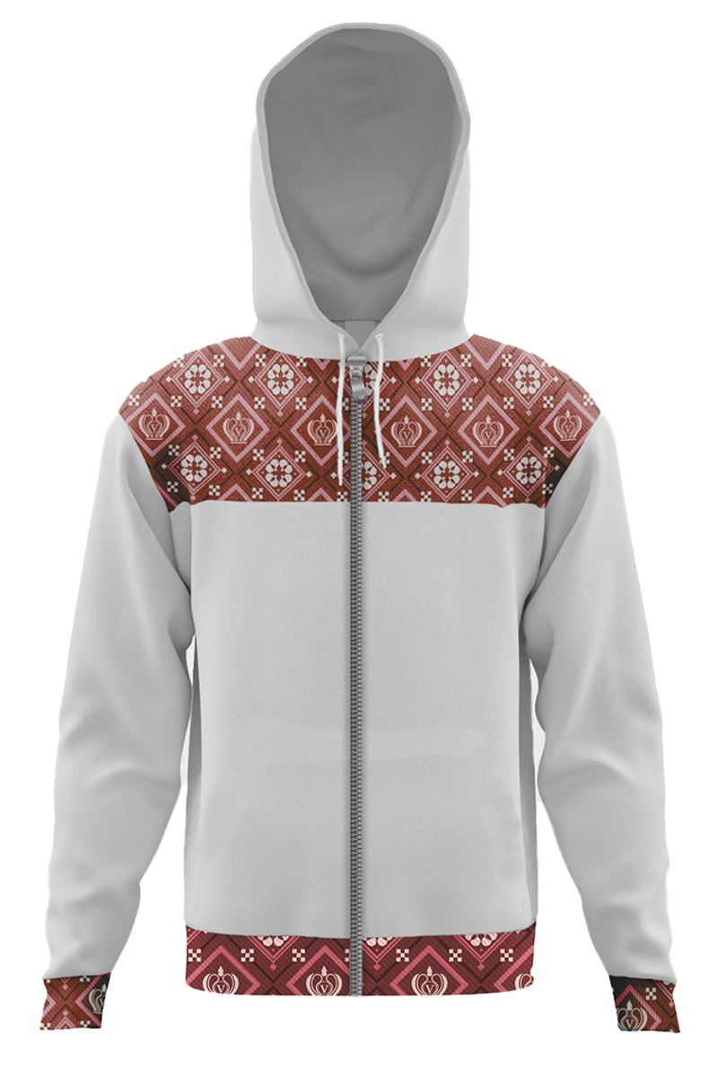Ventura Branded Hoodie Maroon 